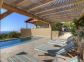 Gite 20234, tizzano, Corse du Sud, labellis&eacute; G&icirc;tes de France :  coin d&eacute;tente &agrave; la piscine