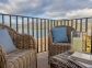 Chambres d'h&ocirc;tes &agrave; Propriano, le Grand Valinco, Corse du Sud : labelis&eacute; G&icirc;tes de France : la terrasse de la chambre 5 en duplex au 2&egrave;me &eacute;tage